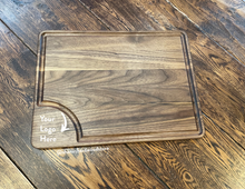 Load image into Gallery viewer, 16&quot;x12&quot; Laser Burn Logo Walnut
